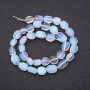Natural Moonstone Tumbled Beads on Thread, diameter 9x13 (+ -) mm, length 38cm