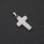 Cross Pendant Onyx Turquoise Glow 18x27mm+