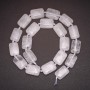 Rock Crystal Bead Strand, diameter 13x18(+-)mm, length 42cm