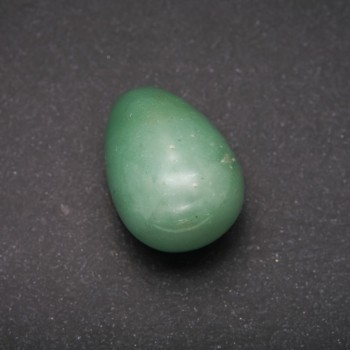 Natural Jade Stone Souvenir Egg, diameter 35x25+/-mm