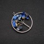 Pendant "Tree of Happiness" Sodalite, diameter 30mm