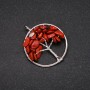 Pendant "Tree of Happiness" Red Jasper, diameter 30mm