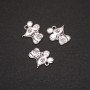 Findings "Mouse" Pendant, size 15x13mm, hole diameter 1.5mm pack 20g +/- 14pcs