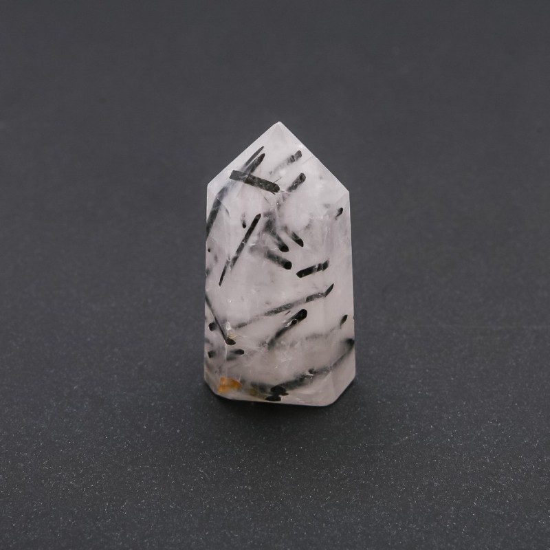 Faceted Pencil Crystal Souvenir, Natural Hair Quartz, Assorted (price per 100g), weight from 80g