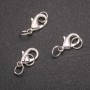 Findings Lobster Clasp 8x15mm Silver-Tone Metal