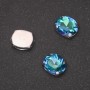 Price per pack /10pcs. Sew-On Crystal in Claw Setting Oval 10x12mm Green-Blue