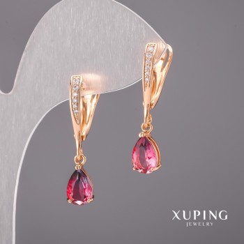 Xuping Chameleon Earrings 6x30mm 18K Gold Plating