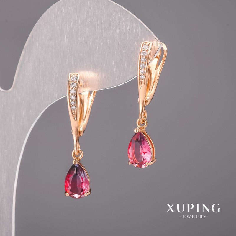 Xuping Chameleon Earrings 6x30mm 18K Gold Plating