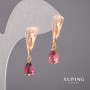 Xuping Chameleon Earrings 6x30mm 18K Gold Plating