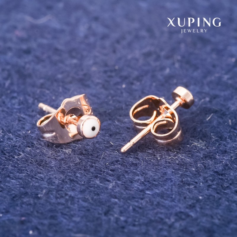 Xuping Stud Earrings Eye 3mm 18K Gold Plating
