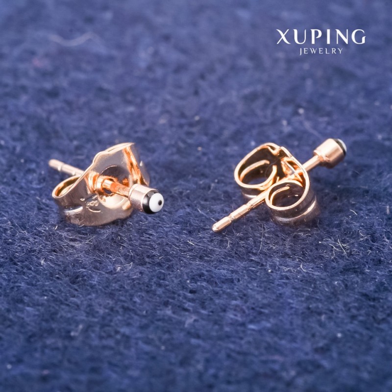 Xuping Stud Earrings Eye 2mm 18K Gold Plating