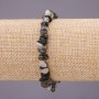 Rutilated Quartz Chip Bracelet on Elastic, diameter 7(+-)mm, length 18cm