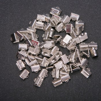 Cord Crimps 7.4x8mm Pack of 80 pcs (+/-) 24g