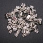 Cord Crimps 7.4x8mm Pack of 80 pcs (+/-) 24g