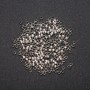 Crimp Beads ("Clamps"), 3mm diameter, silver-tone metal, 8g