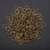 Crimp / Jump ring, 7mm diameter, pack 20 g, bronze colour