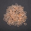 Jewellery Findings Oval Jump Rings, diameter 5x7mm, pack 20 grams, gold colour