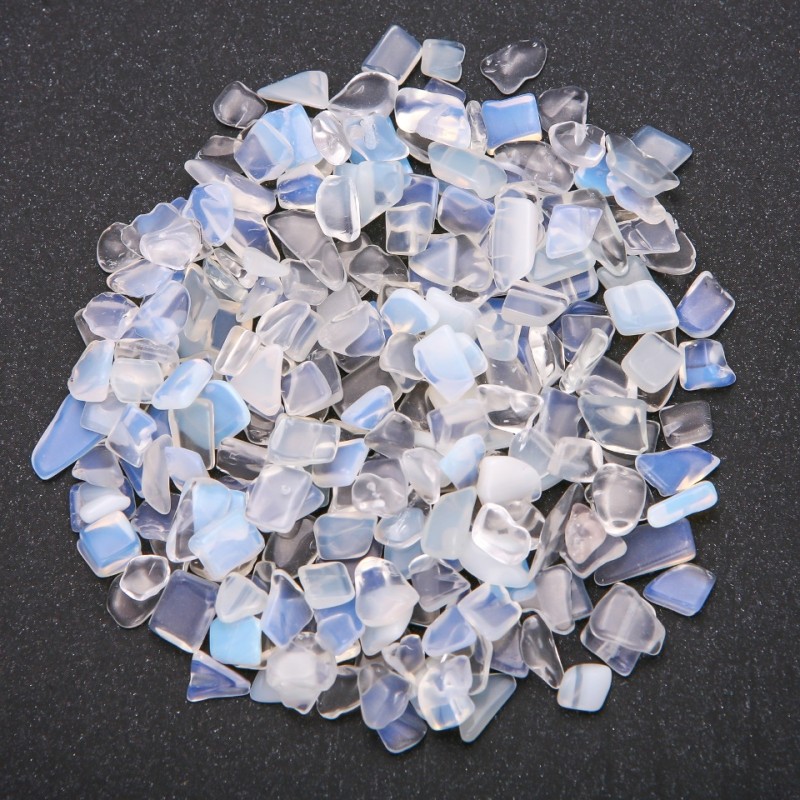 Stone chip without a hole “Moonstone” (+/-) 7mm 100 grams