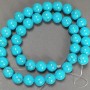 Turquoise Beads (Natural) Smooth Round 10mm Diameter, 38cm Length