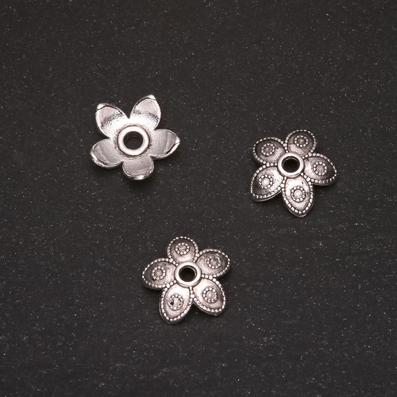 Findings Cord End Cap, 10mm Diameter, Inner Diameter 1.2mm, Pack of 20g +/- 65 pcs
