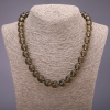 Smoky Quartz (Rauchtopaz, Synthetic) Smooth Bead Necklace, diameter 12(+-)mm, length 46cm