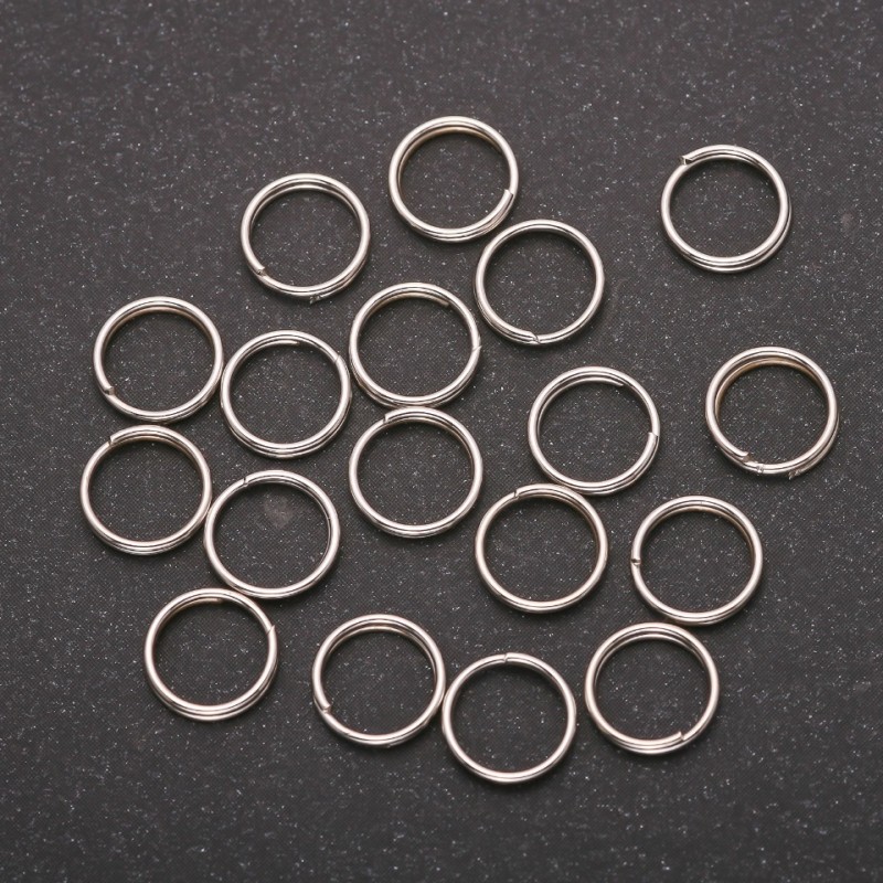 Findings Spring Jump Ring, Diameter 8mm, Pack 30g