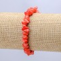 Tinted Mother-of-Pearl Chip Bracelet on Elastic, 7(+/-)mm, 18cm Length