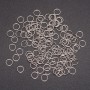 Jump Rings, Diameter 6mm Grey Metal, Pack of 25g