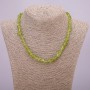 Chrysolite Chip Necklace, Diameter 6(+/-)mm, Length 45cm