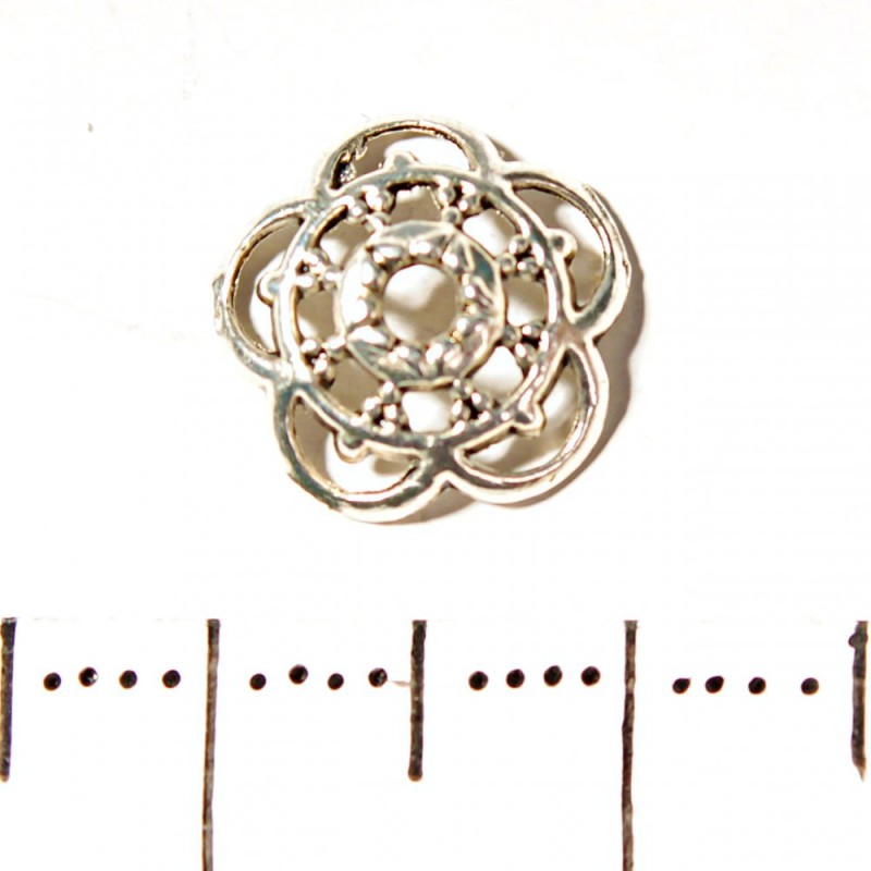 Findings Decorative Bead Cap d 10mm, pack 20g +/-48pcs