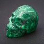 Malachite (Pressed) Souvenir Skull "Yorick" 38x49x34(+/-)mm