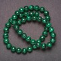 Natural Malachite Stone Beads Smooth Round, Diameter 8mm (+/-), Length 38cm