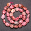 Rhodochrosite Natural Stone Tumbled Beads, Diameter 8x10(+/-)mm, Length 38cm
