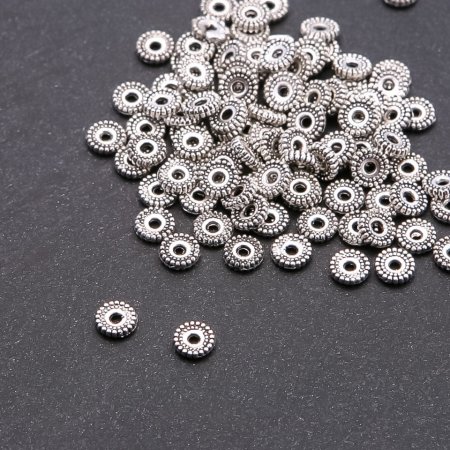 Fitting Insert Bead Separator 6 mm diameter, 1.5 mm hole, packaging 20 g ± 110 pcs