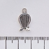 Jewellery Findings Pendant Lyre, silver colour metal, 20mm, pack 20g +/- 21pcs
