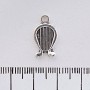 Jewellery Findings Pendant Lyre, silver colour metal, 20mm, pack 20g +/- 21pcs