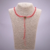 Red Green Neck Cord with Lock Clasp 60cm