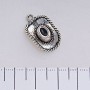 Findings Pendant Hat, silver colour, 22x13mm, pack 20g +/- 11 pcs