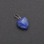 Lapis Lazuli Heart Pendant 14x14x23mm