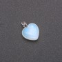 Moonstone Heart Pendant 15×15×23mm