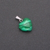 Pendant Heart Malachite (pressed) 14x14x23mm