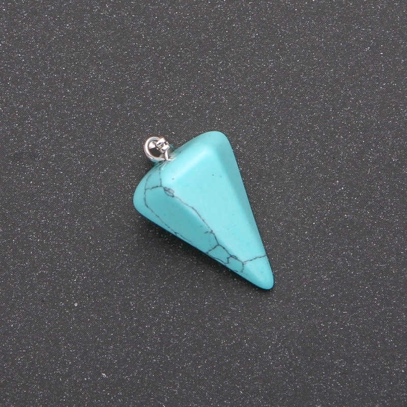 Pendant Pendulum Green Turquoise 14x22x30+-mm