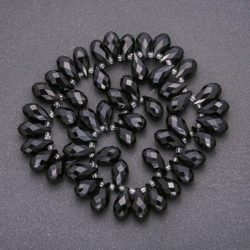Czech Crystal beads on fishing line, Czech Crystal butterfly, diameter 10x18 (+/-) mm, length 33cm