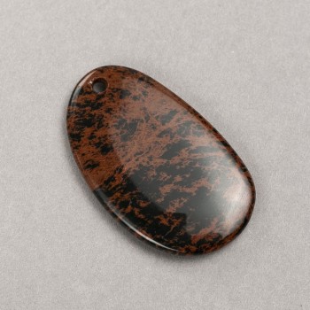 Obsidian Stone Pendant 32x53(+-)mm