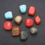 Assorted Natural Tumbled Stones 18x22mm (+/-) 100g pack