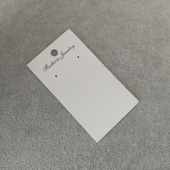 Earring Display Card 9x5 cm, pack of 200