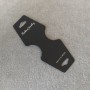 Black Jewellery Display Card 4x10cm, plastic, 200pcs/pack