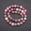 Natural Stone Beads Pink Tourmaline Smooth Round, Diameter 10 (+/-) mm, Length 38cm