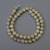 Natural Stone Beads Labradorite Smooth Round, Diameter 8 (+/-) mm, Length 38cm