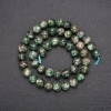 Natural Stone Beads Green Lepidolite Smooth Round, Diameter 8(+/-)mm, Length 38cm+